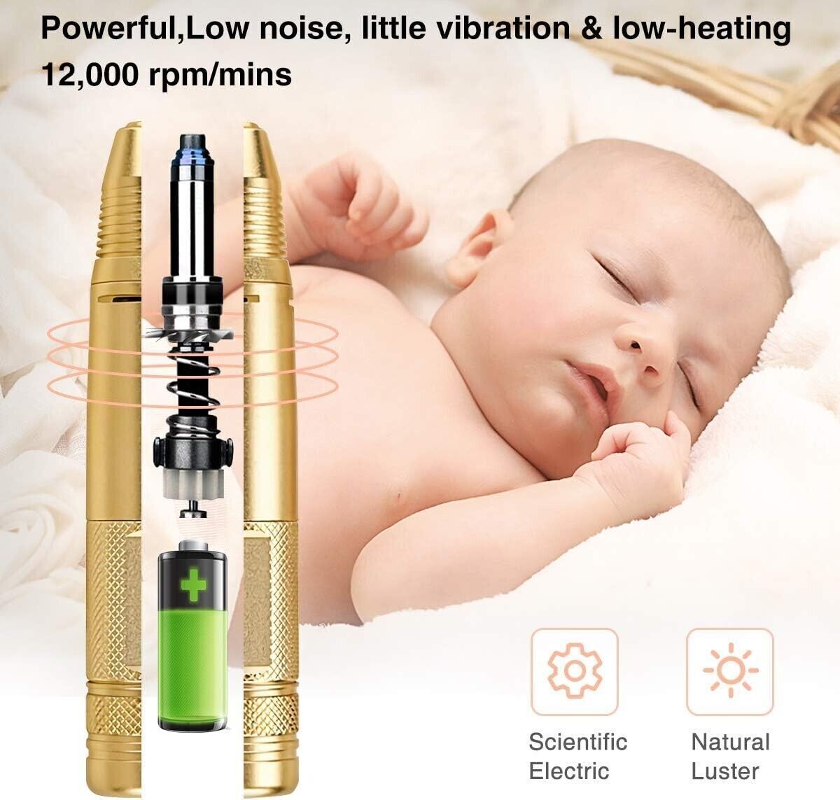 Fresa per unghie per unghie acriliche Kit macchina elettrica per lima per unghie