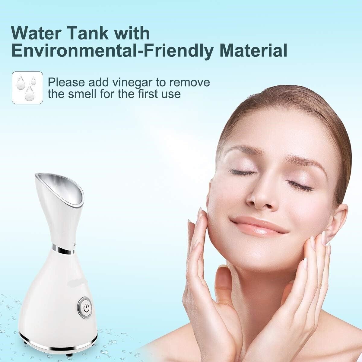Vaporizzatore Nano Ionico per Viso, per Pori, Umidificatore Atomizzatore Spray