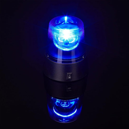 Lampada stroboscopica a LED, lampeggiante, per feste, discoteca, 360°