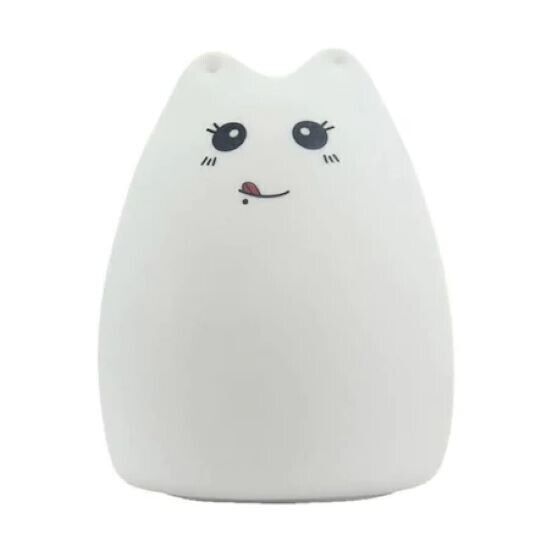 Touch Sensor LED Cat Lampada da Tavolo per Bambini Animale Luce Notturna