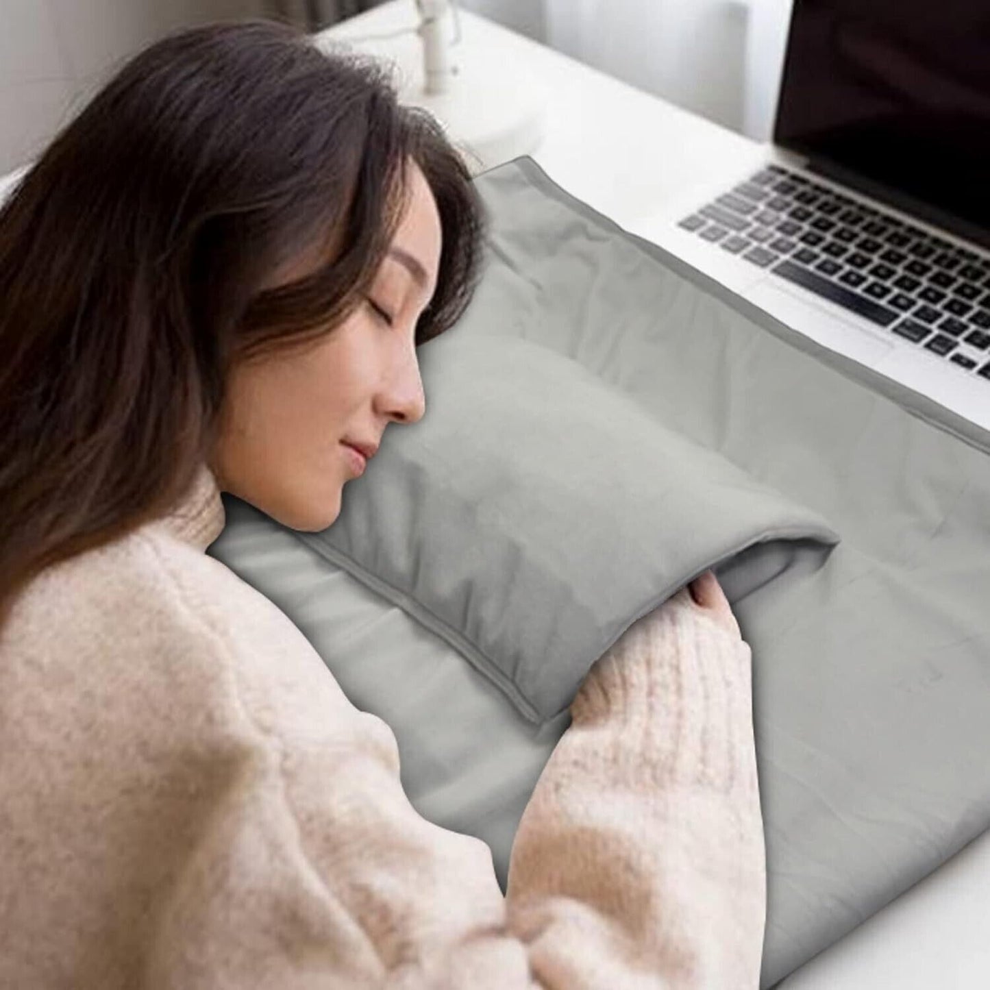 Coperta Calda Alimentata a USB, Scialle 108 x 70 cm Coperta Elettrica per tutto