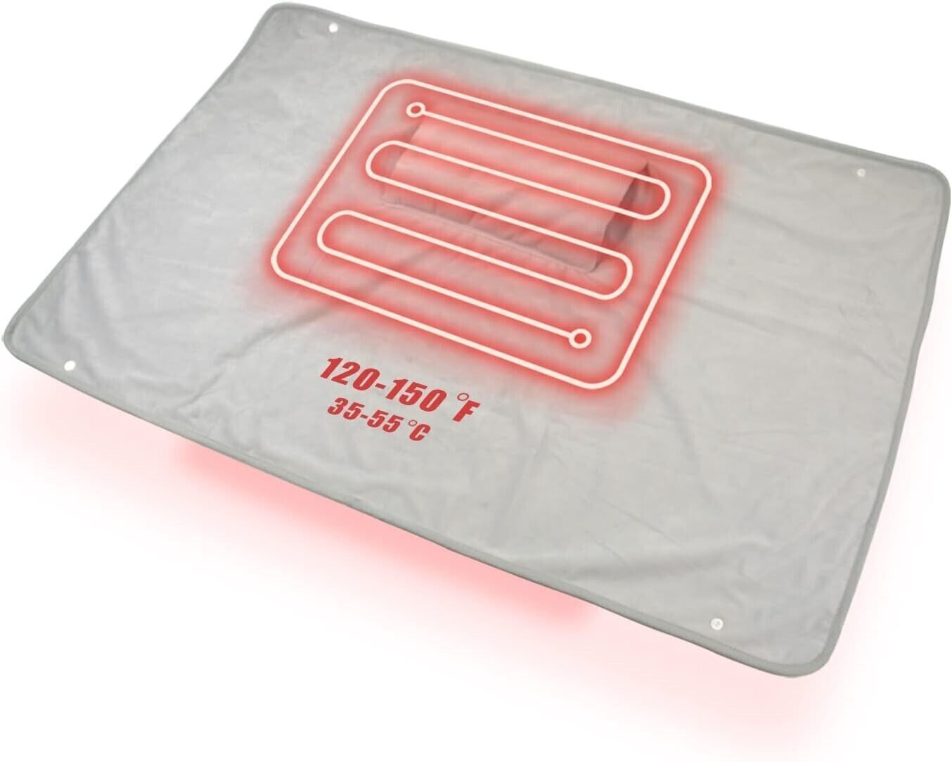 Coperta Calda Alimentata a USB, Scialle 108 x 70 cm Coperta Elettrica per tutto