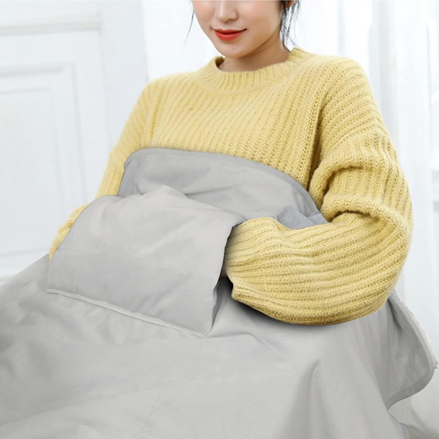 Coperta Calda Alimentata a USB, Scialle 108 x 70 cm Coperta Elettrica per tutto