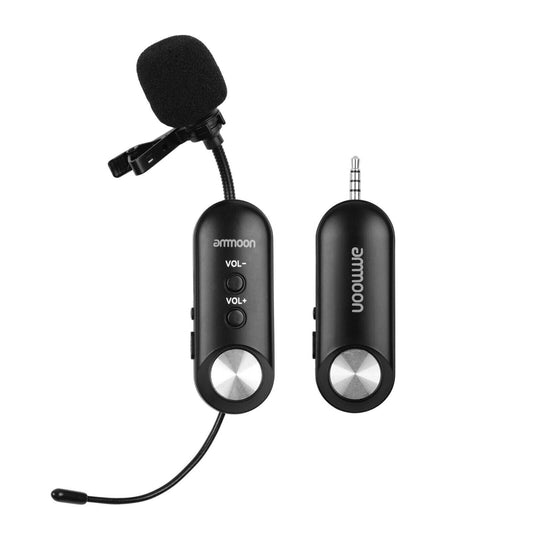 Ammoon U260 Versione per cellulare UHF Microfono wireless multiuso Lavalier
