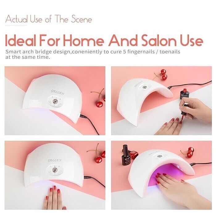 Lampada per asciugatura unghie LED UV 36W per smalto gel - Macchina per manicure