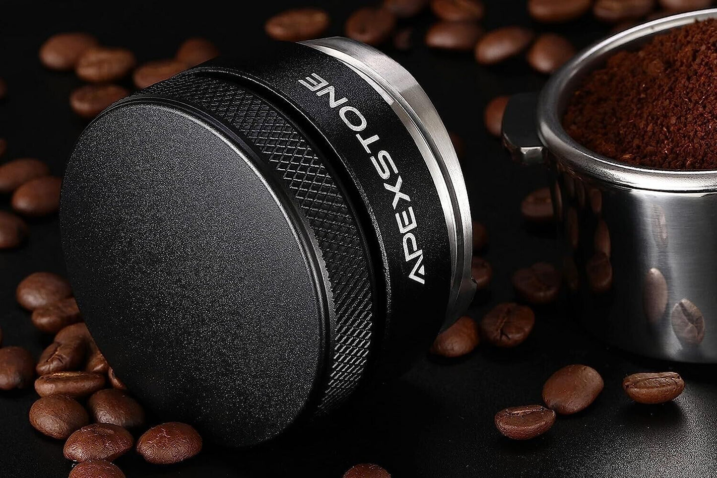 Livellatore manuale per caffè da 51 mm, livellatore per caffè a doppia testa