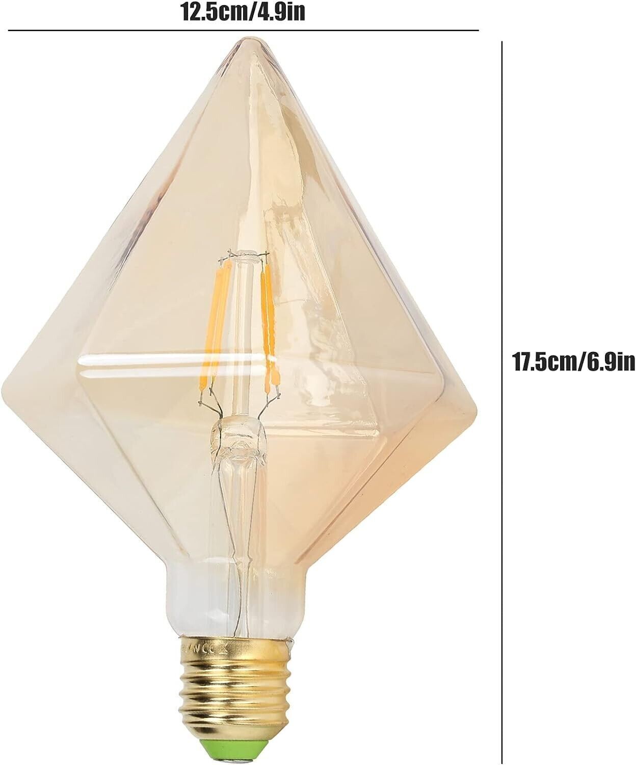 Lampadina retrò, Luce a filamento 4W 220V per Interni per la Decorazione