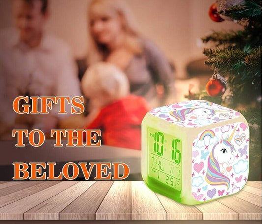 Orologio Digitale Orologio LED Sveglia Colore 7 Che Cambia La Luce Di Notte