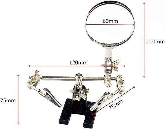 Supporto Per lente Elettricista Strumento di Saldatura, Staffa per Lente