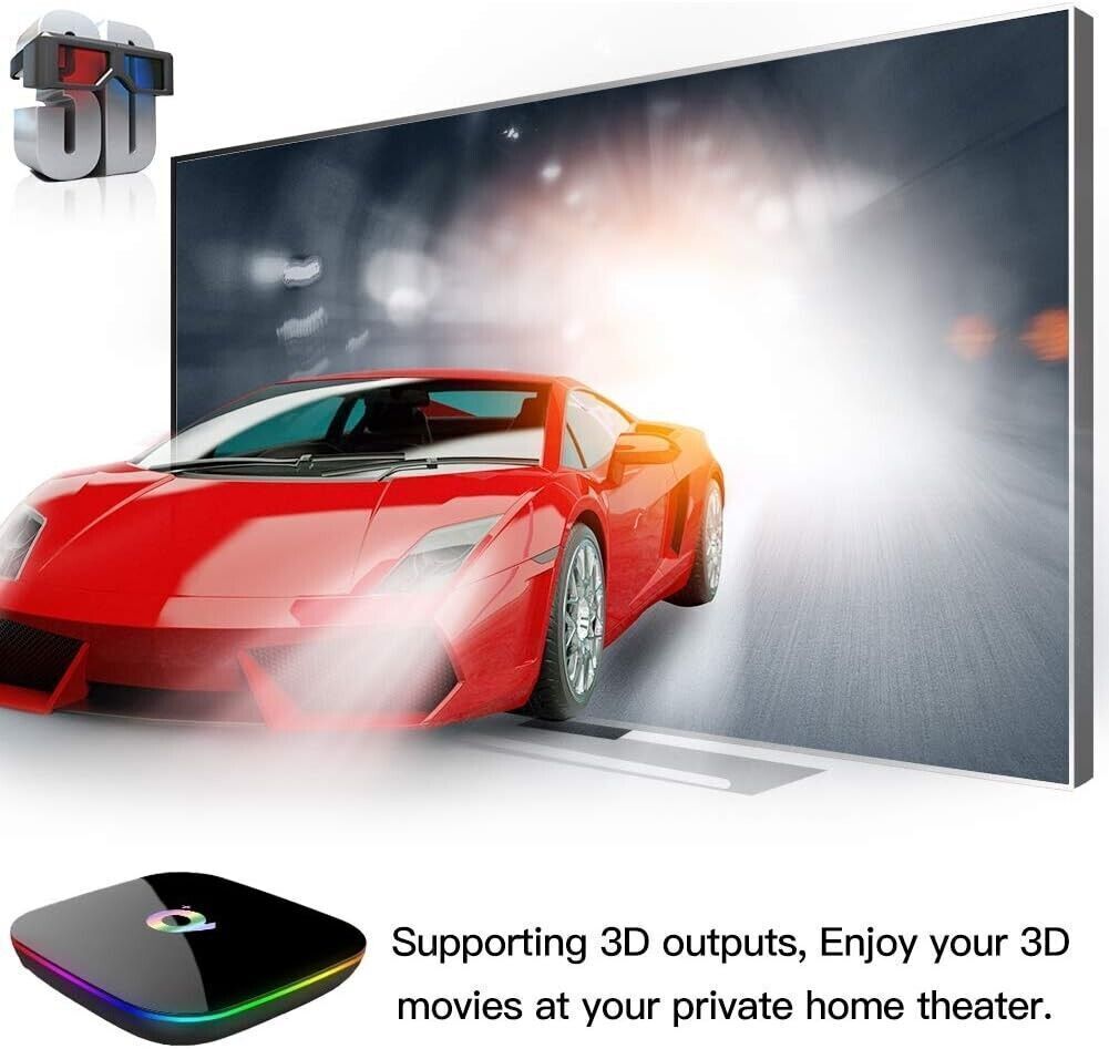 Android 10.0 TV Box 2GB RAM 16GB ROM H616 Quad-core cortex-A53 Support 3D 6K