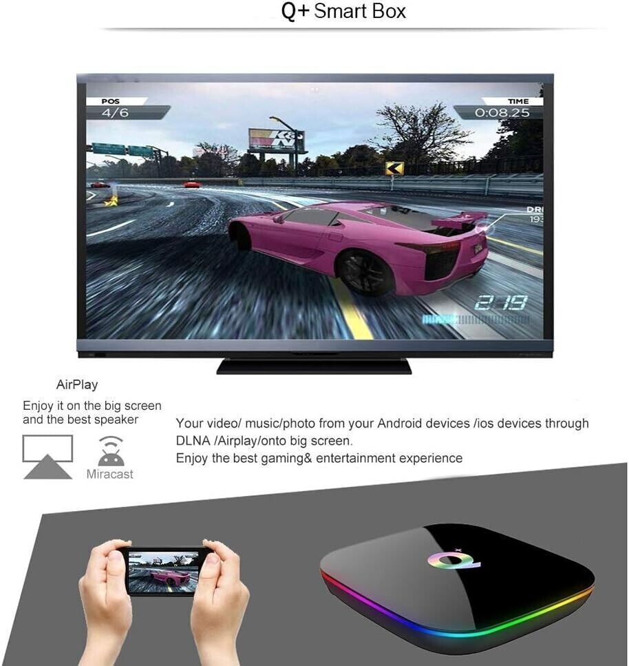 Android 10.0 TV Box 2GB RAM 16GB ROM H616 Quad-core cortex-A53 Support 3D 6K