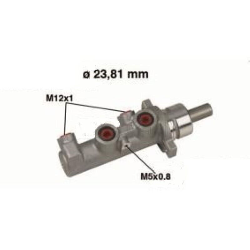 METELLI 05-0317 Cilindro maestro del freno per FIAT, LANCIA