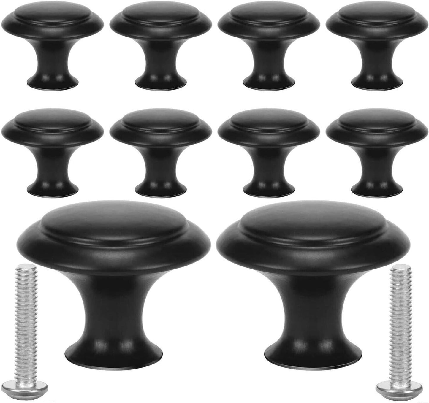 Confezione da 10 pomelli per armadietti da cucina da 1-1/4 pollici, pomelli