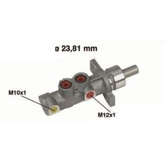 METELLI 05-0358 Cilindro maestro del freno per CITROEN LCV,PEUGEOT LCV