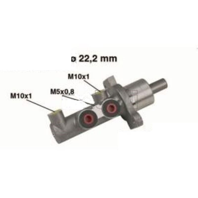 METELLI 05-0344 Cilindro maestro del freno per ALFA ROMEO