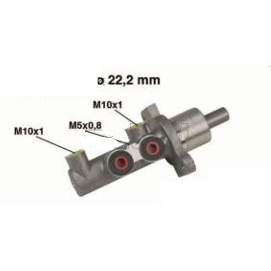 METELLI 05-0344 Cilindro maestro del freno per ALFA ROMEO