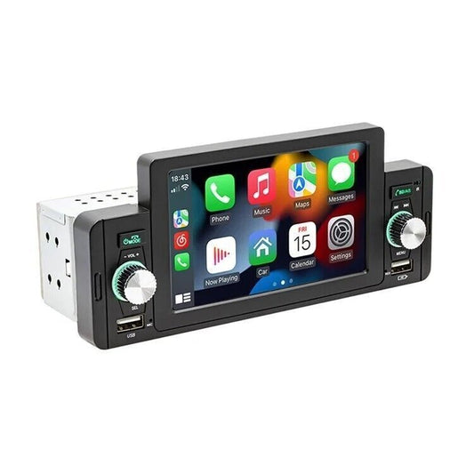 Radio 5 Pollici per auto, 1 din Bluetooth Player MP5 MP4 Audio Player, CarPlay