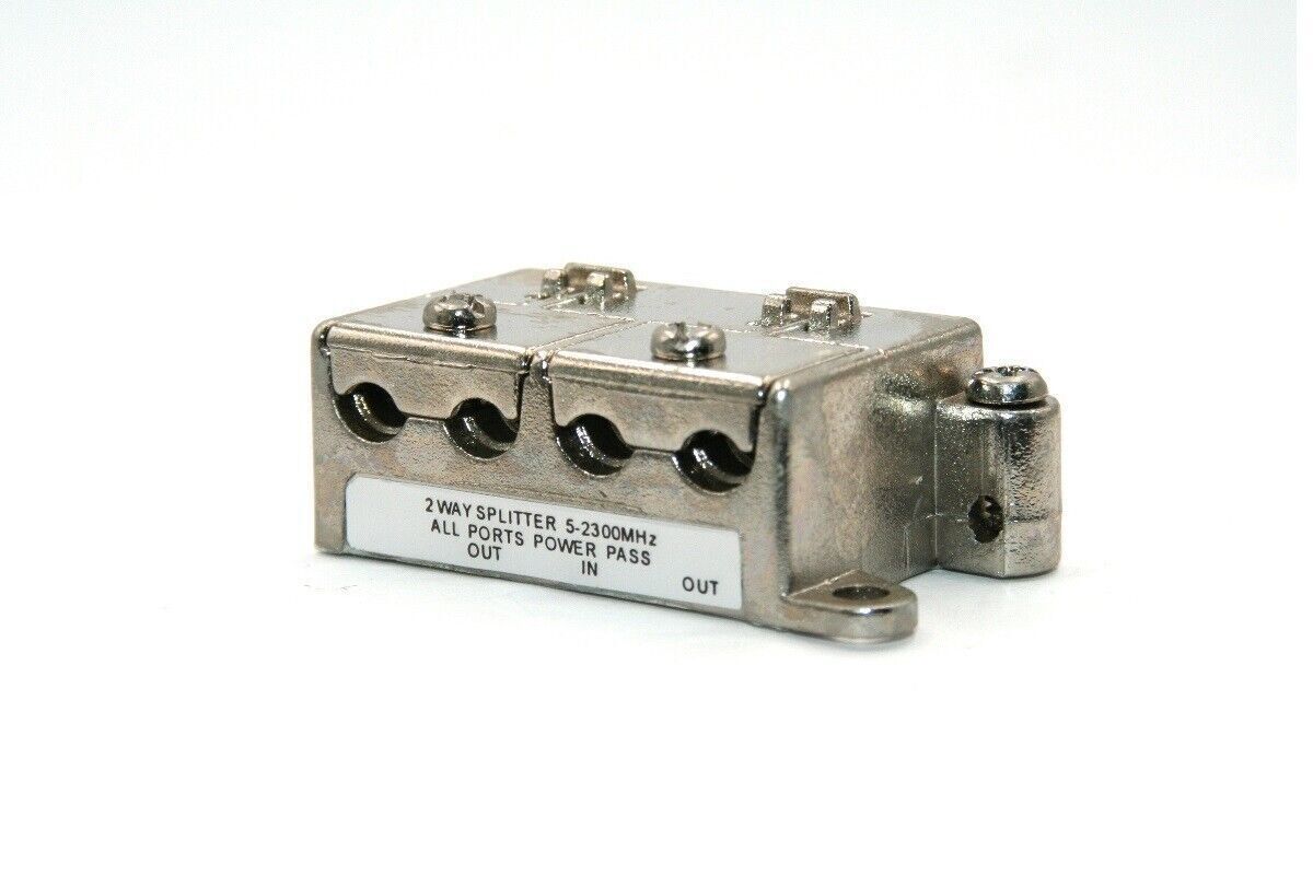 Partitore 2 uscite Emme Esse Serie PlugIN, 81652 P2 in pressofusione - 8 pezzi