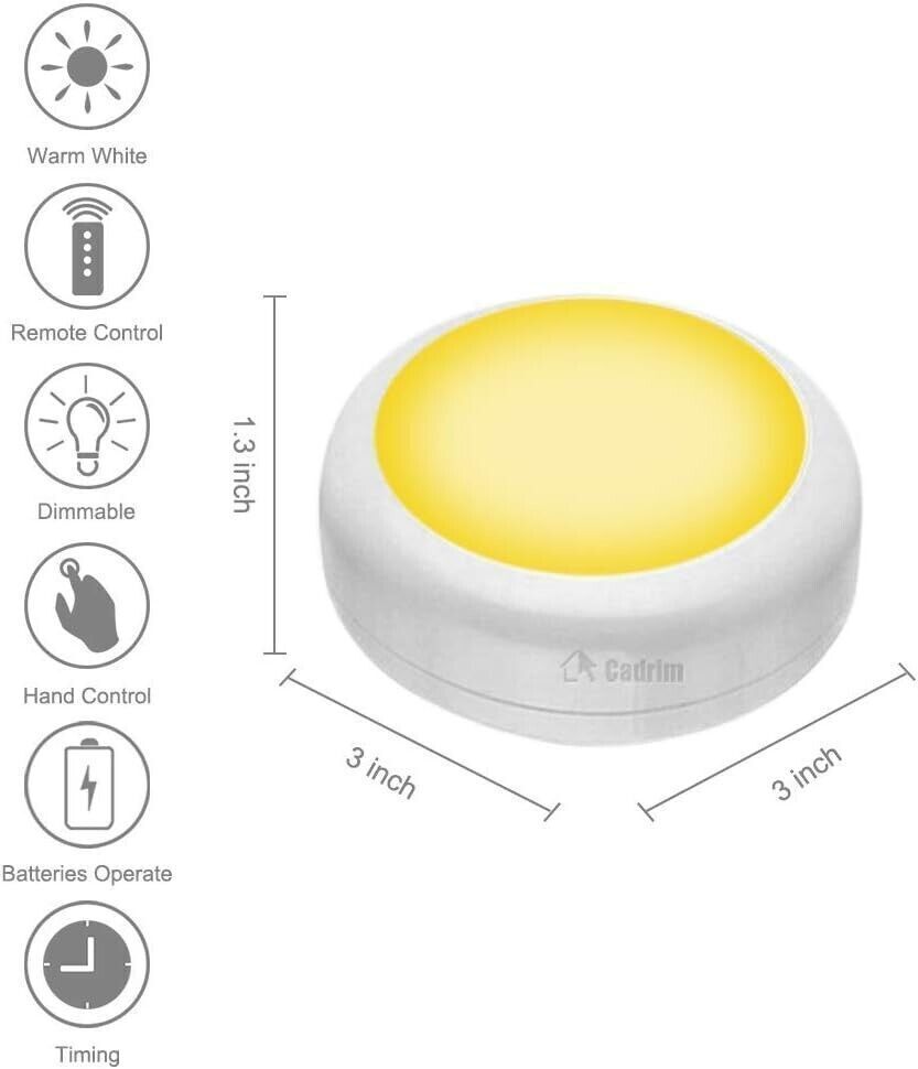 Luci Armadio Notturna Lampada RGBW 5PZ LED Multicolore, Illuminazione 13 Colori