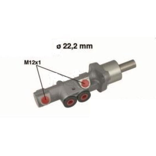 METELLI 05-0534 Cilindro maestro del freno per AUDI, SEAT, SKODA, VW, VW LCV