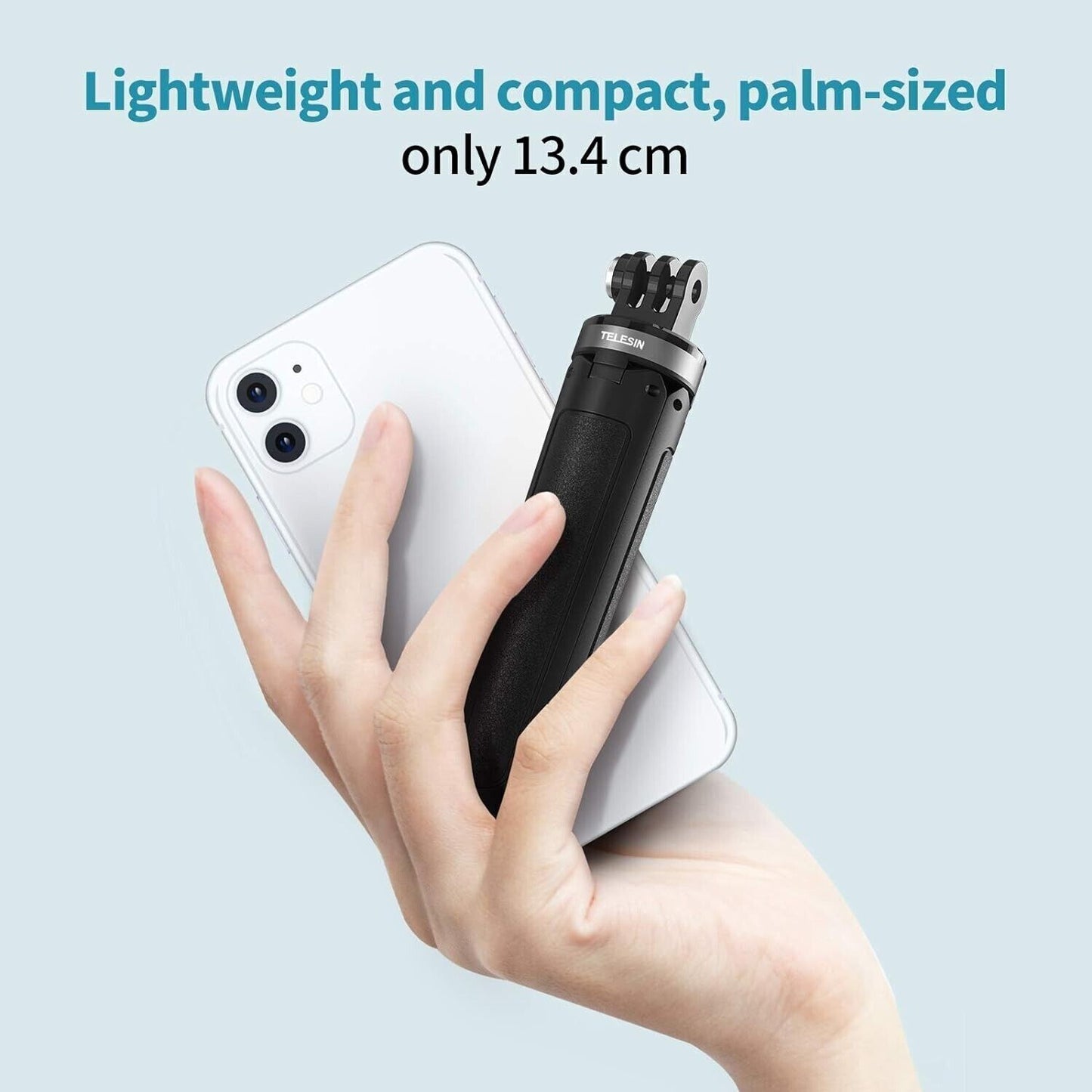 Mini treppiede Selfie Stick Pole, supporto treppiede per fotocamera portatile