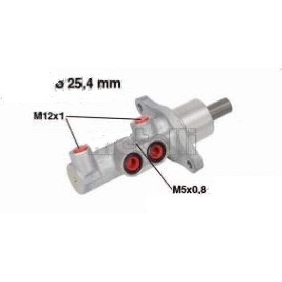 METELLI 05-0718 Cilindro maestro del freno per FORD
