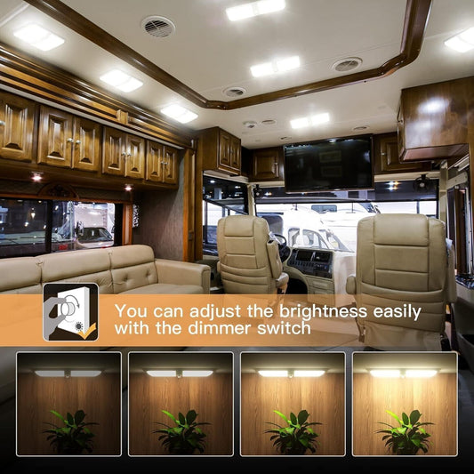 Lampada LED, 96 LED Plafoniera, 750LM Illuminazione Luci Interni,Luce Regolabile