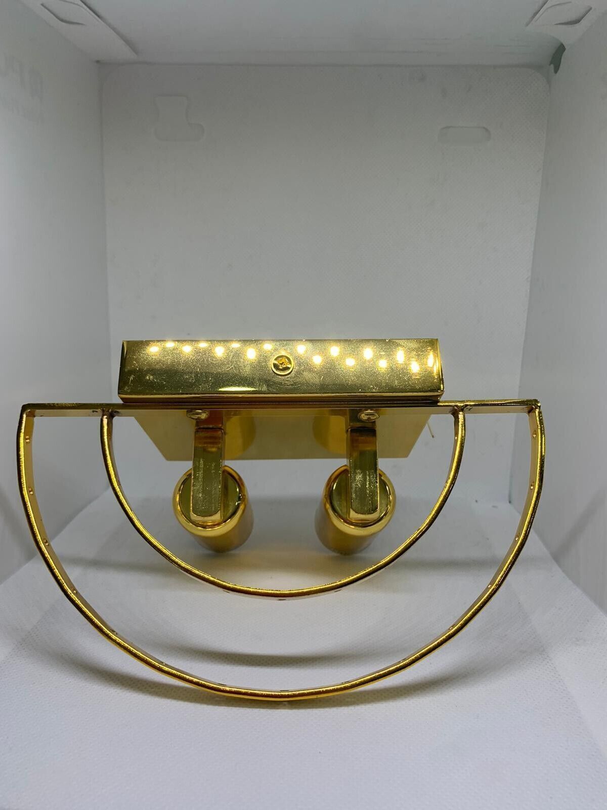 Lampada Applique da parete di alta qualità 18x28cm oro per interni 2 lampadine