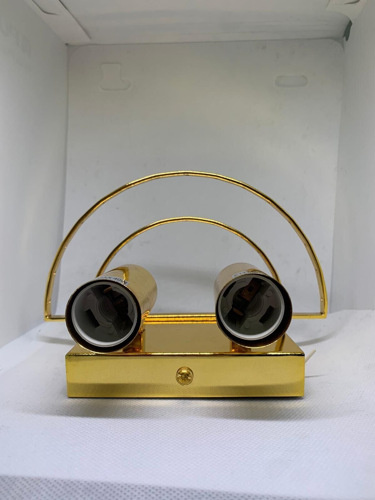 Lampada Applique da parete di alta qualità 18x28cm oro per interni 2 lampadine