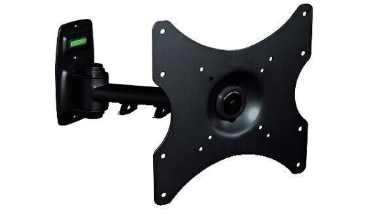 GBC Supporto da parete orientabile, 2 snodi per TV LCD/LED da 17'' a 37''