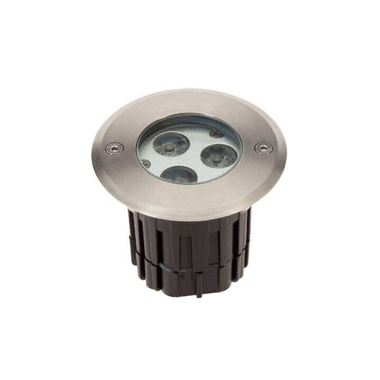 SELENE1010 Faro da incasso terra carrabile corpo in alluminio pressofuso