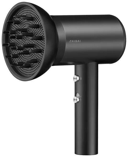 Asciugacapelli professionale con 2 modalità 1800W, 1 diffusore 1 ugello