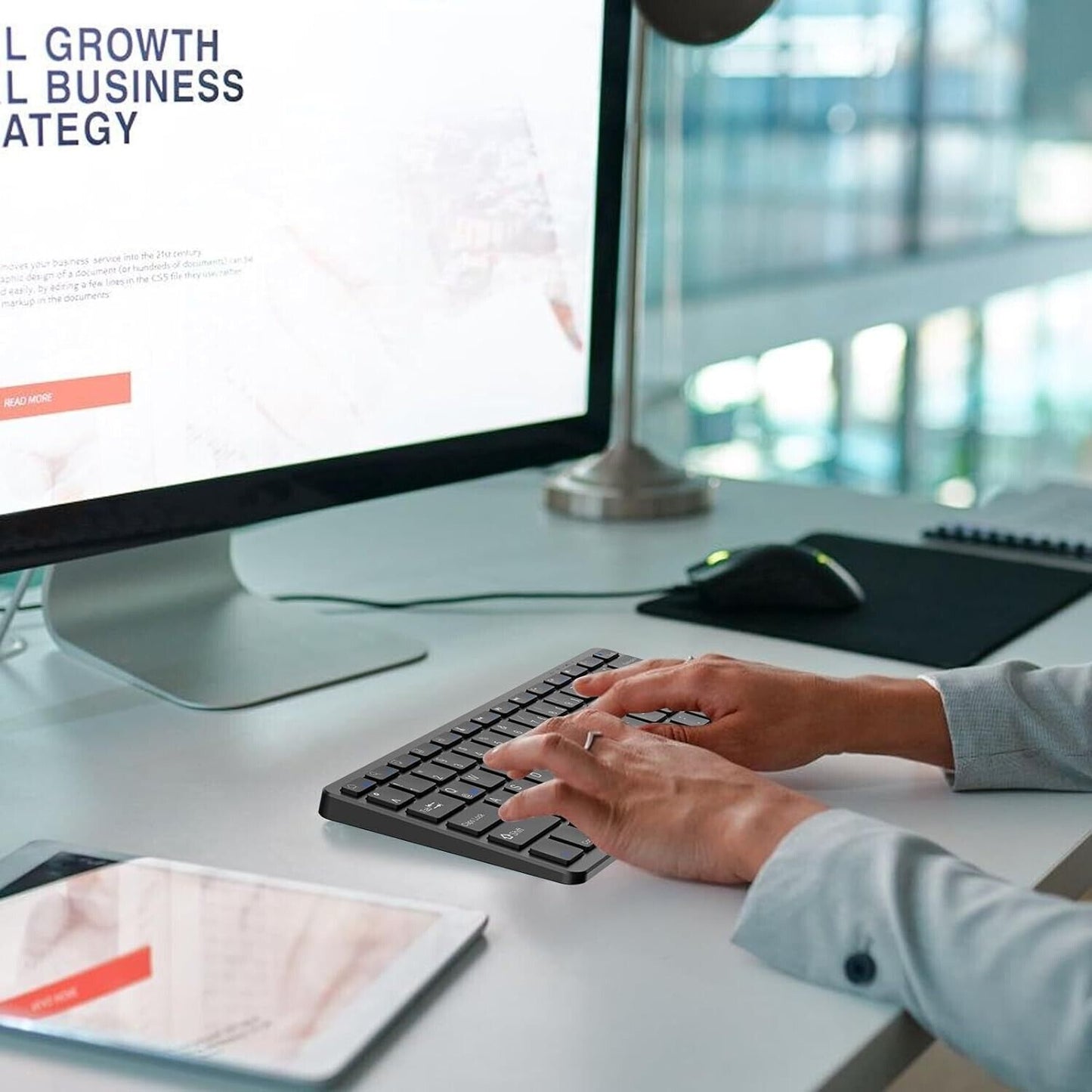 Tastiera Bluetooth Layout Tedesco Wireless Tastiera Ultra Sottile Compatibile