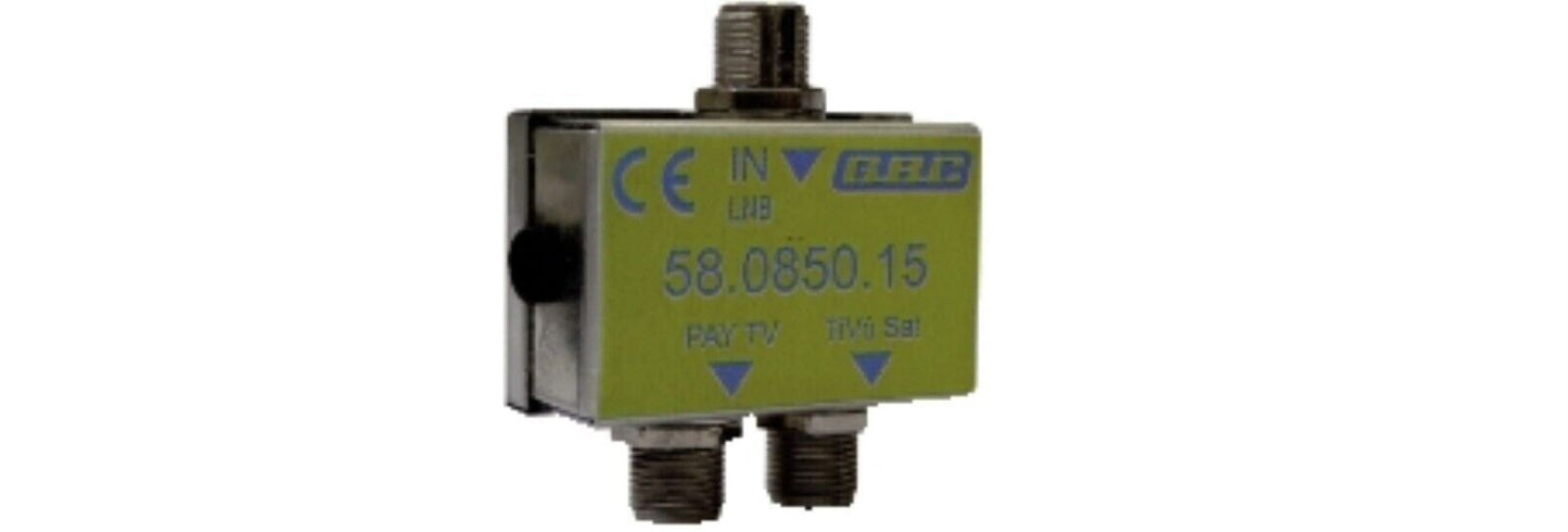 GBC 58.0850.15 Switch di prorità per ricevitori SAT SKY/TIVU' SAT -  ADB/I-CAN