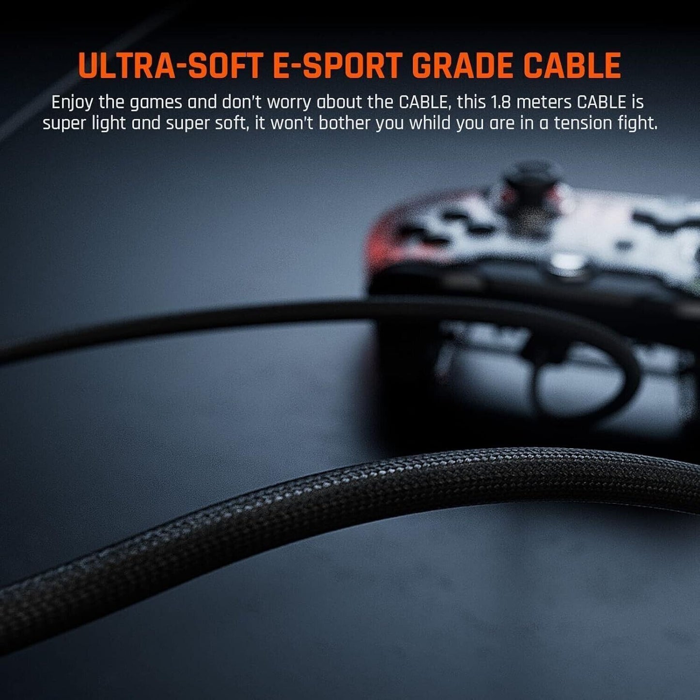 Black Shark Controller di gioco cablato compatibile con Pc e Nintendo Switch