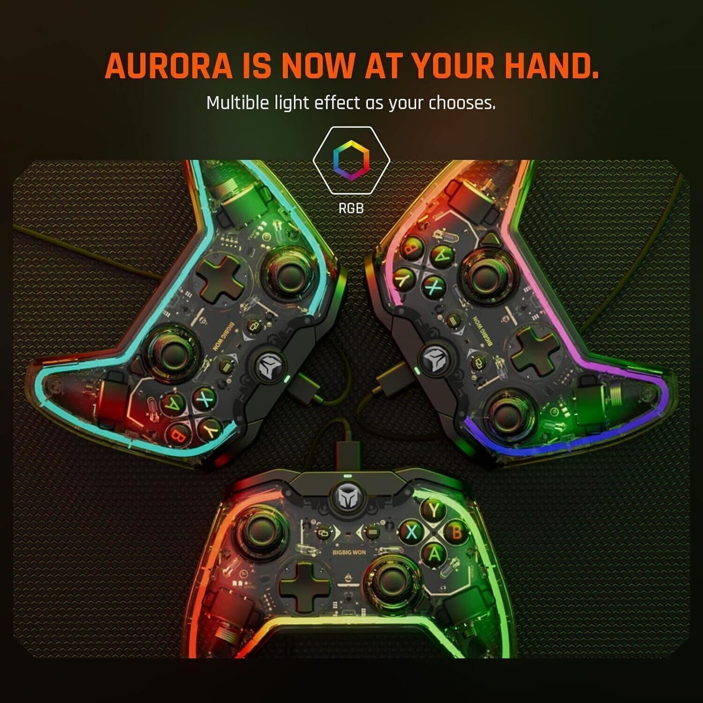 Black Shark Controller di gioco cablato compatibile con Pc e Nintendo Switch