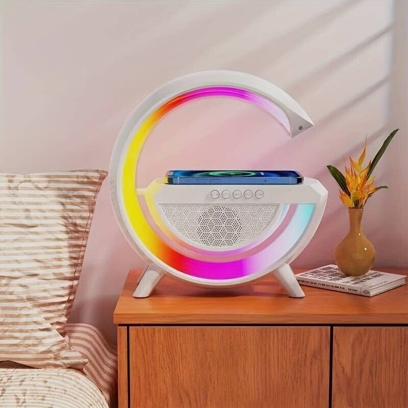 Lampada da Tavolo LED ì con Cassa Altoparlante Speaker Bluetooth e Ricarica