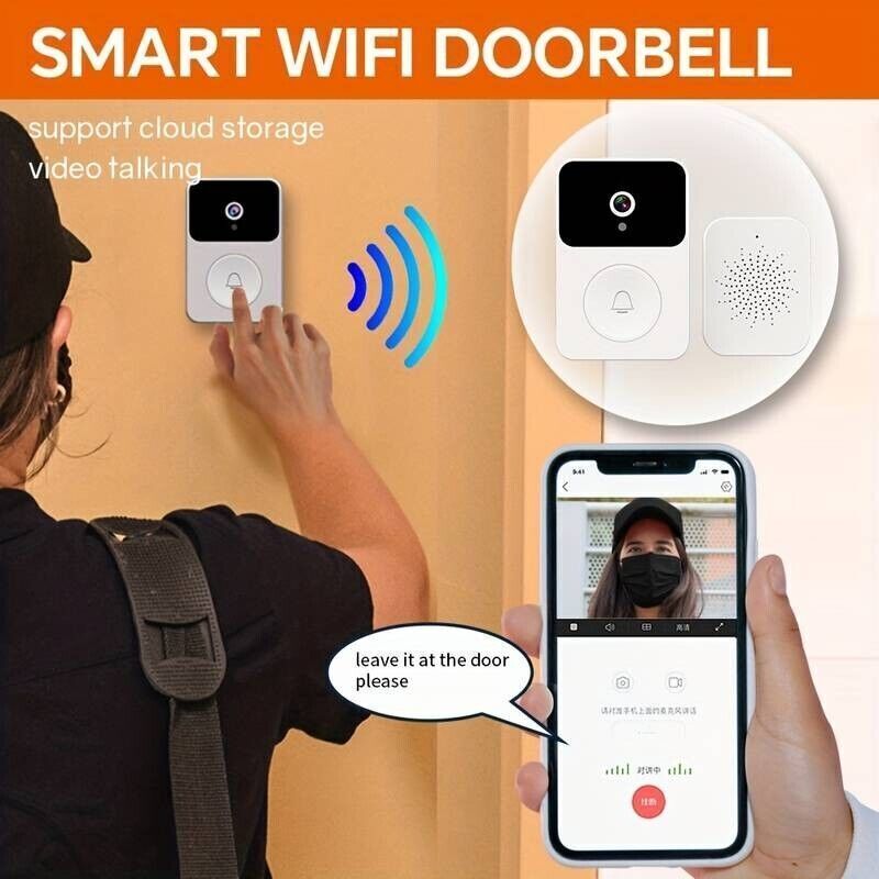 Campanello Video Remoto Senza Fili, App per la Casa Bianca Condivisione