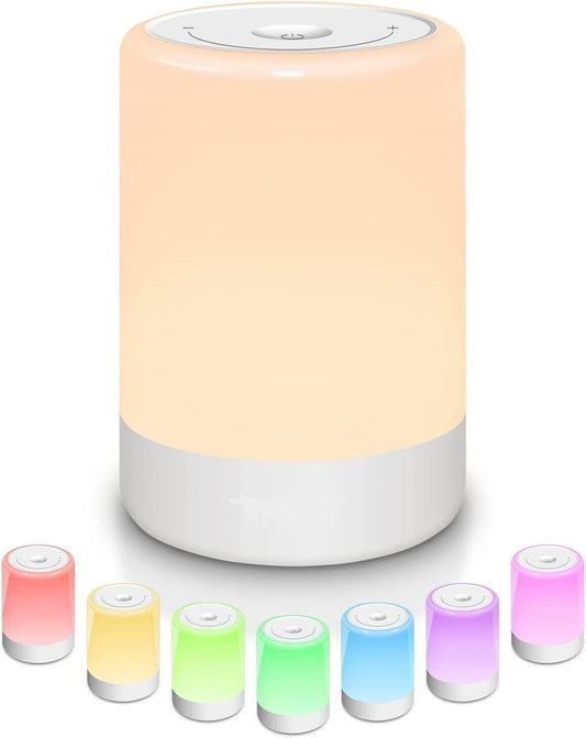 Luce Notturna per Asilo Nido per Bambini Lampada Touch Ricaricabile Cambia