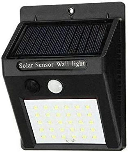 DRIWEI Faretto lampada solare 25 LED sensore movimento pannello solare faro