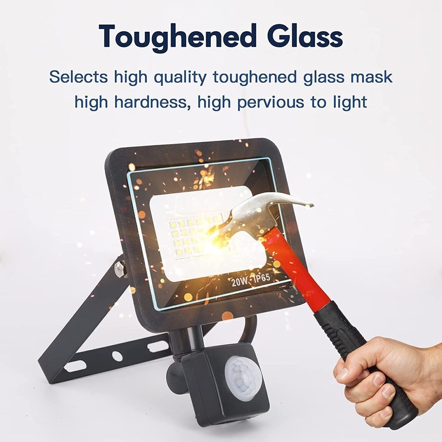 REALRY Faretto led da Esterno con Sensore di Movimento,20W Fari led da Esterno