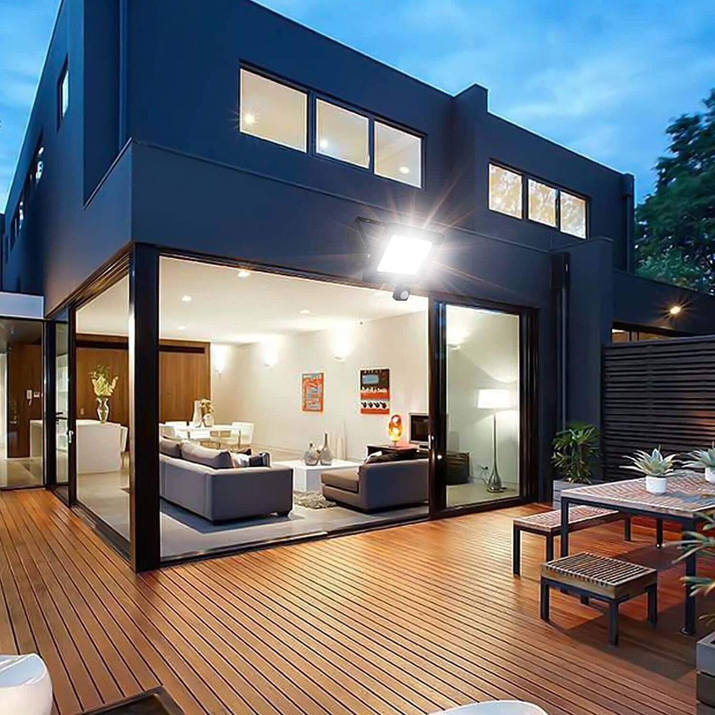 REALRY Faretto led da Esterno con Sensore di Movimento,20W Fari led da Esterno