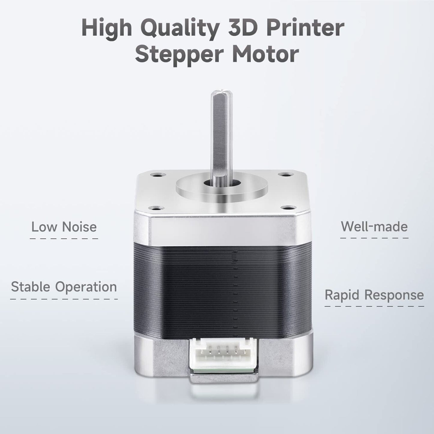 Stampante 3D con Stepper Motore, 42x40mm 2 Fasi 40Ncm 1,68A 1,8 Gradi 4 Fili