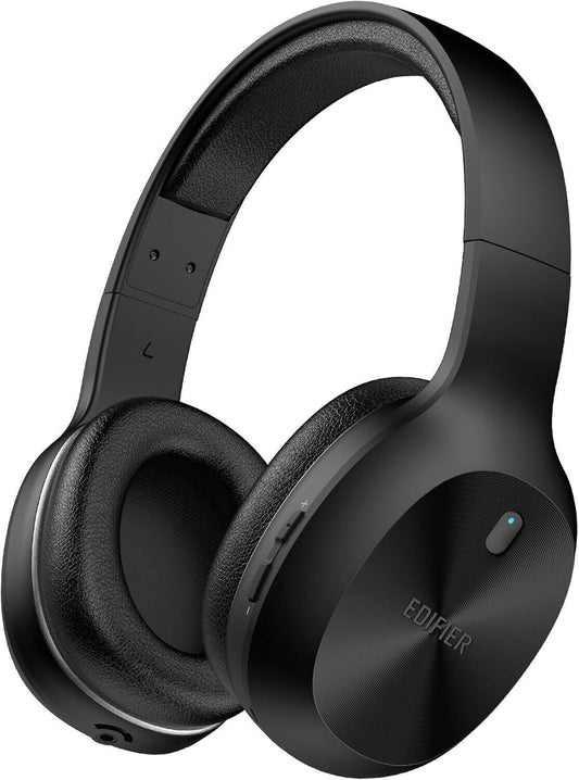 Edifier W600BT Cuffie Bluetooth Over Ear 30h Microfono Multipoint AUX 3,5mm Nero