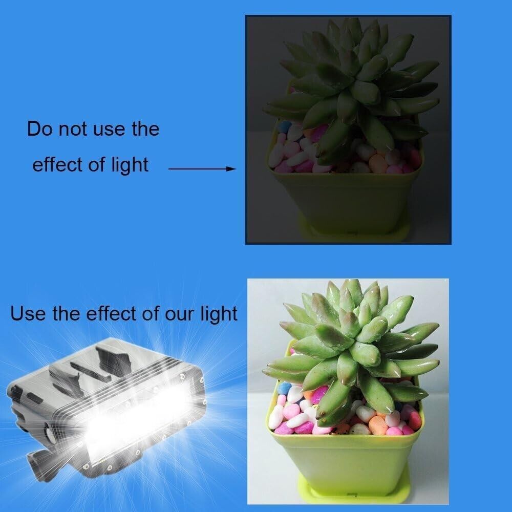 Suptig luce di riempimento a LED con doppia batteria, ad alta potenza