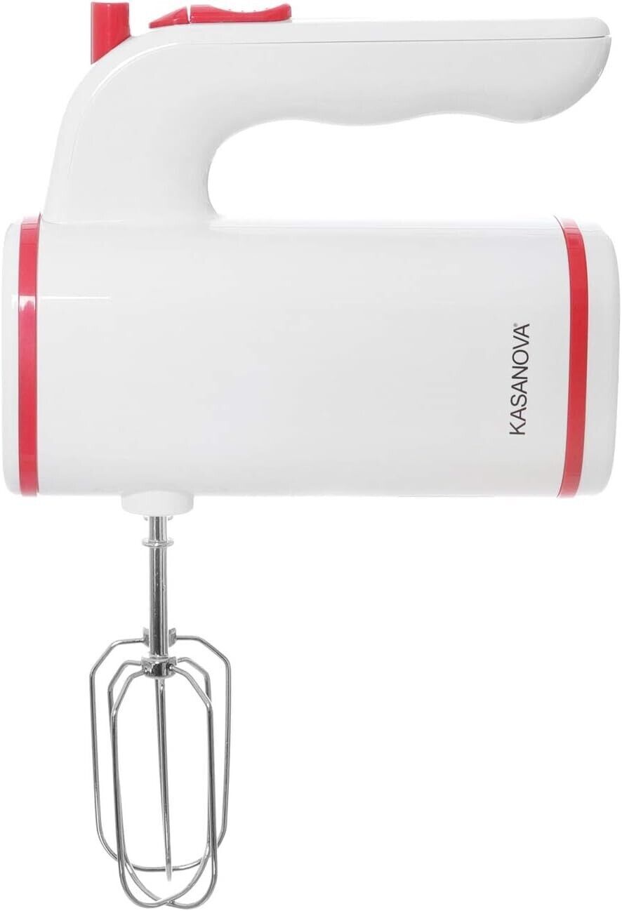 KASANOVA Sbattitore elettrico da 250 Watt ganci inox per impastare dolci