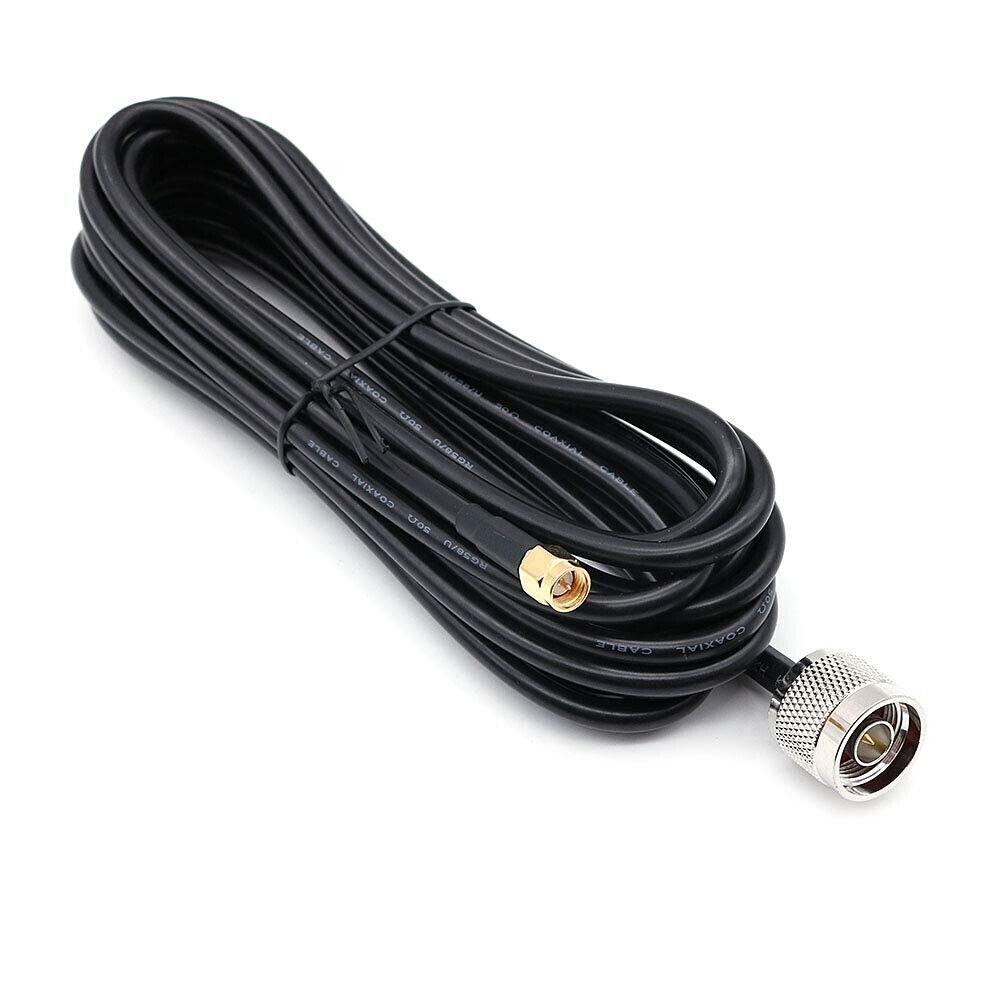 Cavo di prolunga coassiale da 6 metri a bassa perdita (50 Ohm) per radio