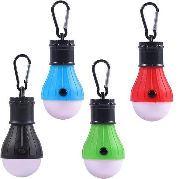 Lampada LED da Campeggio, 4 Pezzi Tenda LED Luce, Lanterna da Campeggio, Lampada