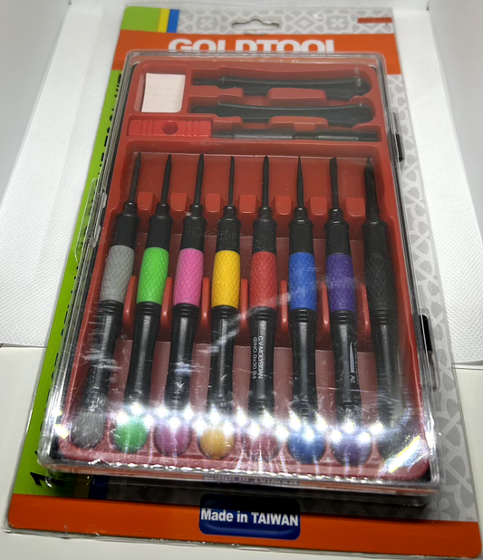 Kit 11 Utensili Riparazione Smartphone Goldtool Eletronic Repair Mobile