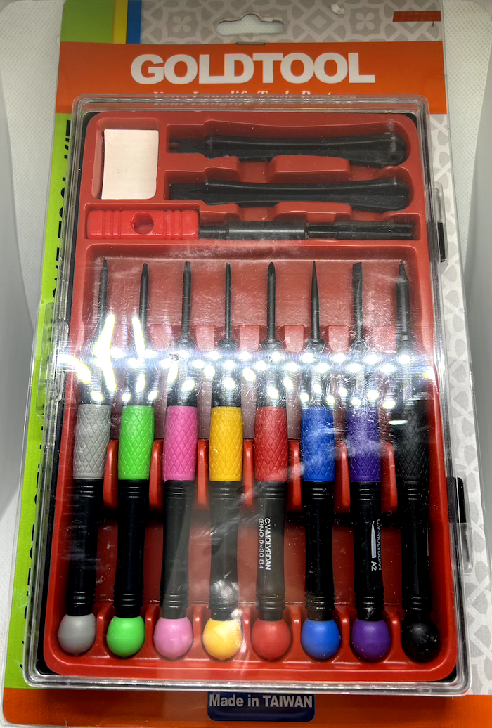 Kit 11 Utensili Riparazione Smartphone Goldtool Eletronic Repair Mobile